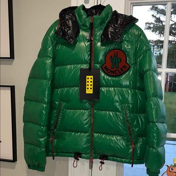 Moncler Other - Moncler Vibrant Green Down Jacket